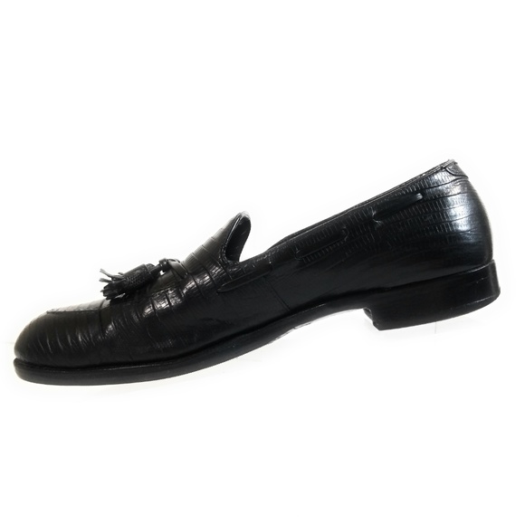 Footjoy 74732 Men Lizard Boat Loafers Size 10.5 A main image 5